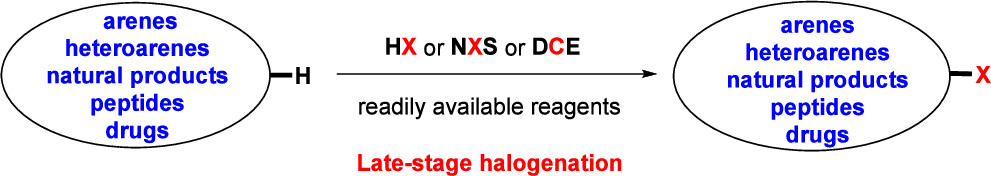 Late-Stage Halogenation of Complex Substrates with Readily Available Halogenating Reagents