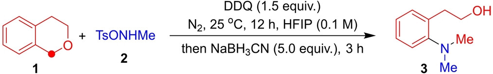 Selective Ring-Opening Amination of Isochromans and Tetrahydroisoquinolines